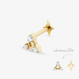 NEBULEUSE - Piercing titane Earfinity© - Lyra