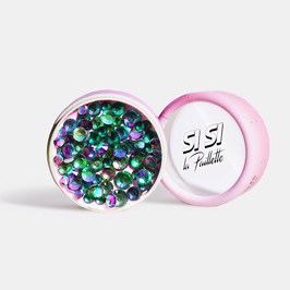 SI SI LA PAILLETTE - Strass Paon