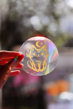 SHOP MAGIQUE - Sticker suncatcher "Chat Magique"