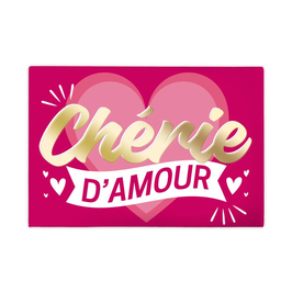 Magnet affectif "Chérie d'amour"
