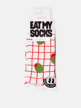 EAT MY SOCKS - Chaussettes olives