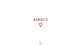 SIOOU - Tatouage éphémère Amour