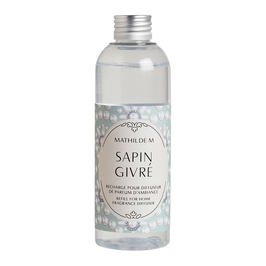 MATHILDE M - Recharge de Parfum d'ambiance Fête Nacrée 200 ml - Sapin Givré