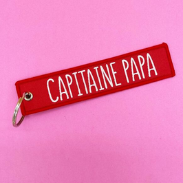 LES CORNICHONS - Porte-clé "Capitaine Papa"
