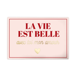 Magnet "La vie... mon amour"