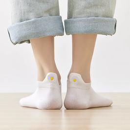 TITES CHAUSSETTES - Chaussettes Languette Fleur