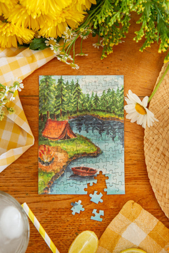 CARO FROM WOODLAND - Mini puzzle l'été au lac