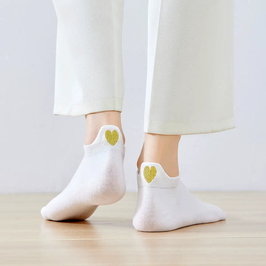 TITES CHAUSSETTES - Chaussettes Languette Coeur Doré
