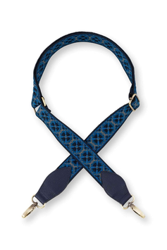 PIP STUDIO - Poignée de Sac Fleur Bleu