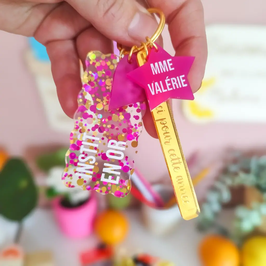 BABELUTTE. ATELIER - Porte-clé pailleté et ses POP's