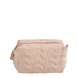 Mathilde M - Trousse de toilette rectangulaire Capucine rose pâle - Petit modèle