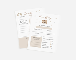 Tippkarte Babyparty | heeaven
