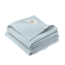 Mulltücher 2er Set Musselin | baby blue | BIBS