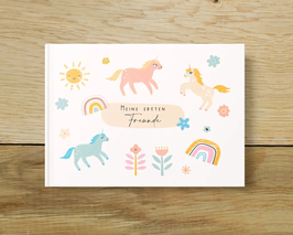 Freundebuch Kindergarten | Einhorn | heeaven