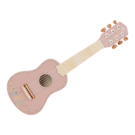 Holz Gitarre Safari Friends rosa | Little Dutch