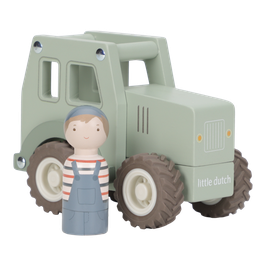 Holz Traktor mit Figur | Little Dutch