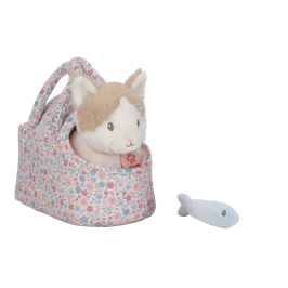 Plüsch Katze Marley in Tasche | Little Dutch