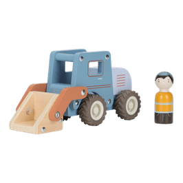 Holz Bagger mit Figur | Little Dutch