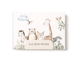Freundebuch Kindergarten & Schule | Tiere Wald, Bauernhof, Unterwasser, Zoo | heeaven