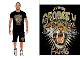 CAMISETA GEORGE V REFGV2748BLACK
