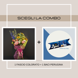 COMBO FASCIO COLORATO + BACI PERUGINA
