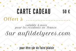 CHEQUE CADEAU
