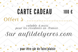 CHEQUE CADEAU
