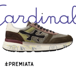 SNEAKERS MICK 7717 VERDONE, NERO, BORDEAUX - PREMIATA