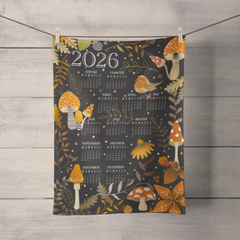 Kalender 2026 - im Wald mocca