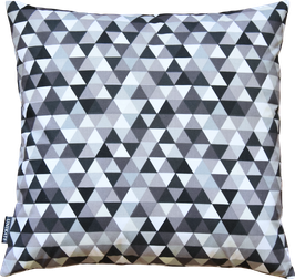 Kissenhülle Triangle schwarz weis 40x40cm