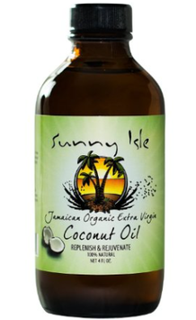 100%Natural Sunny Isle Jamaican Organic Extra Virgin Coconut Oil 100ml