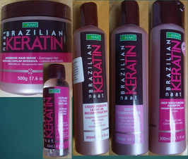 Nunaat Brazilian Keratin Straightening - Pflege-Set