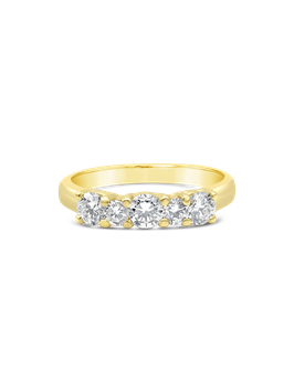 Vintage Ring mit 5 Diamanten. Größe 49 Tiffany & Co.