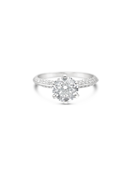 1.10 Karat Setting Pavé, Gr. 50 Platin Tiffany&Co.