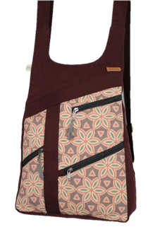 MOCHILA PATCHWORK 4368 GRANATE