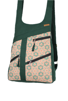 MOCHILA PATCHWORK 4368 VERDE