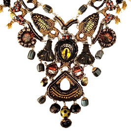 Festive Collier "TIGER EYE ESPERANZA"