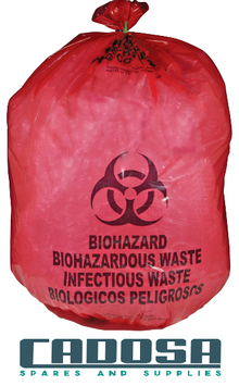 Bolsas Rojas de residuos biopeligrosos esterilizables en autoclave, GENESEE SCIENTIFIC 88-203 63.5x88.9 cm. | 88-204 96.5x116.8 cm.