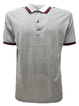 Gran Sasso Polo Uomo Filo di Scozia grigio