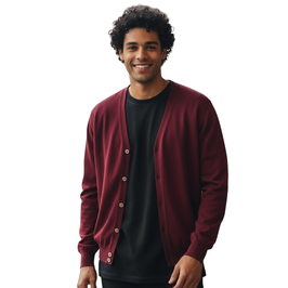 Gran Sasso Cardigan Verde Slim Fit Lana Merinos Extra Fine