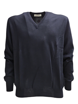 Gran Sasso Maglione Pullover Antracite  Lana Merinos Extra Fine Vestibilità Classica