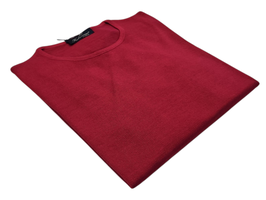 Maglione Donna a Girocollo in Lana Merino Irrestrigibile Begonia
