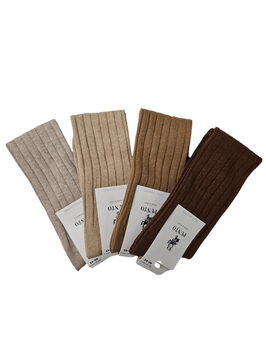 Punto Calza Lunga Coste Inglese Cashmere e Lana Taglia Unica 40-45 ASS.A