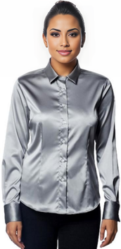 Camicia Ingram Donna Raso Grigio