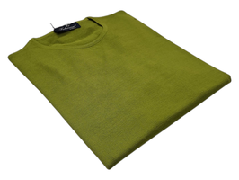 Maglione Donna a Girocollo in Lana Merino Irrestrigibile Verde Pistacchio