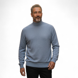 -50% Solo tg.54 Dolcevita Puro Cashmere Celeste Polvere FF