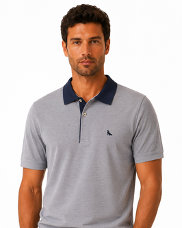 Gran Sasso Solo tg.58 Uomo Polo Cotone Riga