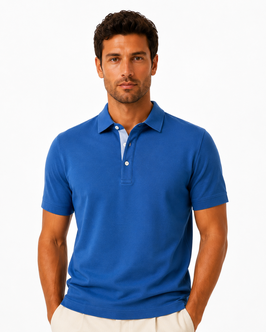 Polo Uomo  Gran Sasso Blu Profili Mako