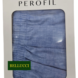 -20% Perofil Boxer Cotone e Lino Azzzurro