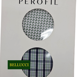 -50% Solo 3-S Perofil Boxer Gange Bi-Pack Fantasia Verde
